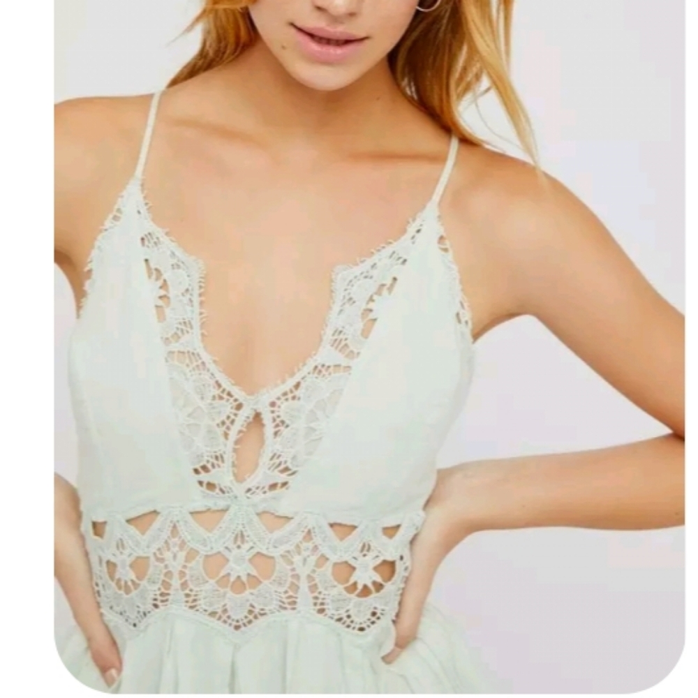 Free People ONE Coast to Move Mint Fairy Dress